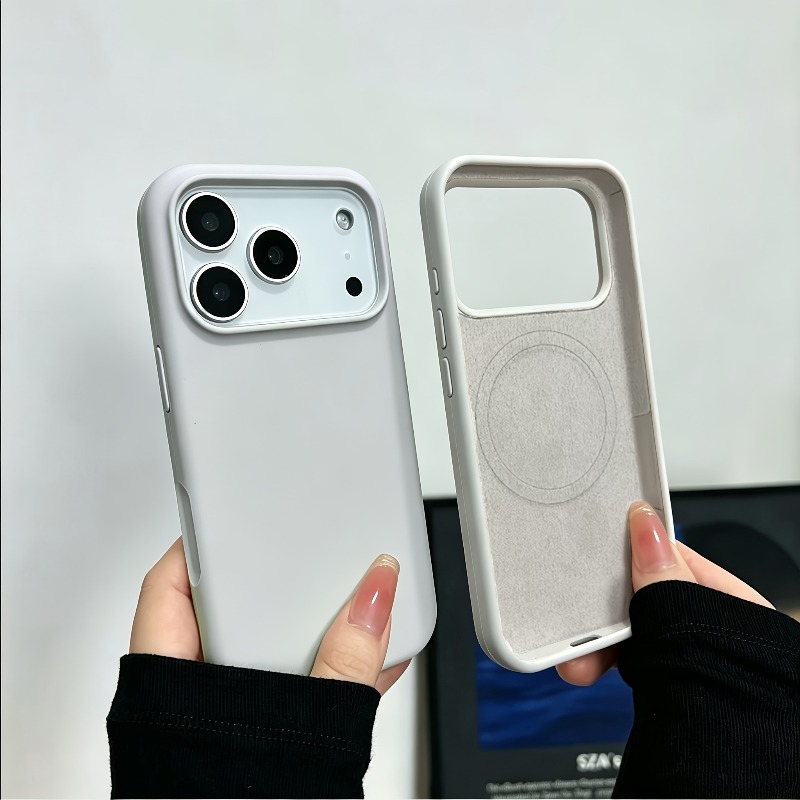 เคสโทรศัพท์แม่เหล็ก ซิลิโคนเหล - Liquid Silicone Magnetic Phone Case บทวิจารณ์และราคา
