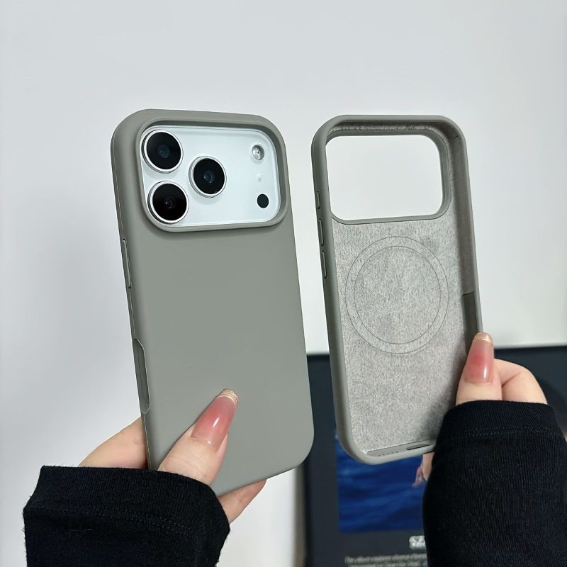 เคสโทรศัพท์แม่เหล็ก ซิลิโคนเหล - Liquid Silicone Magnetic Phone Case บทวิจารณ์และราคา