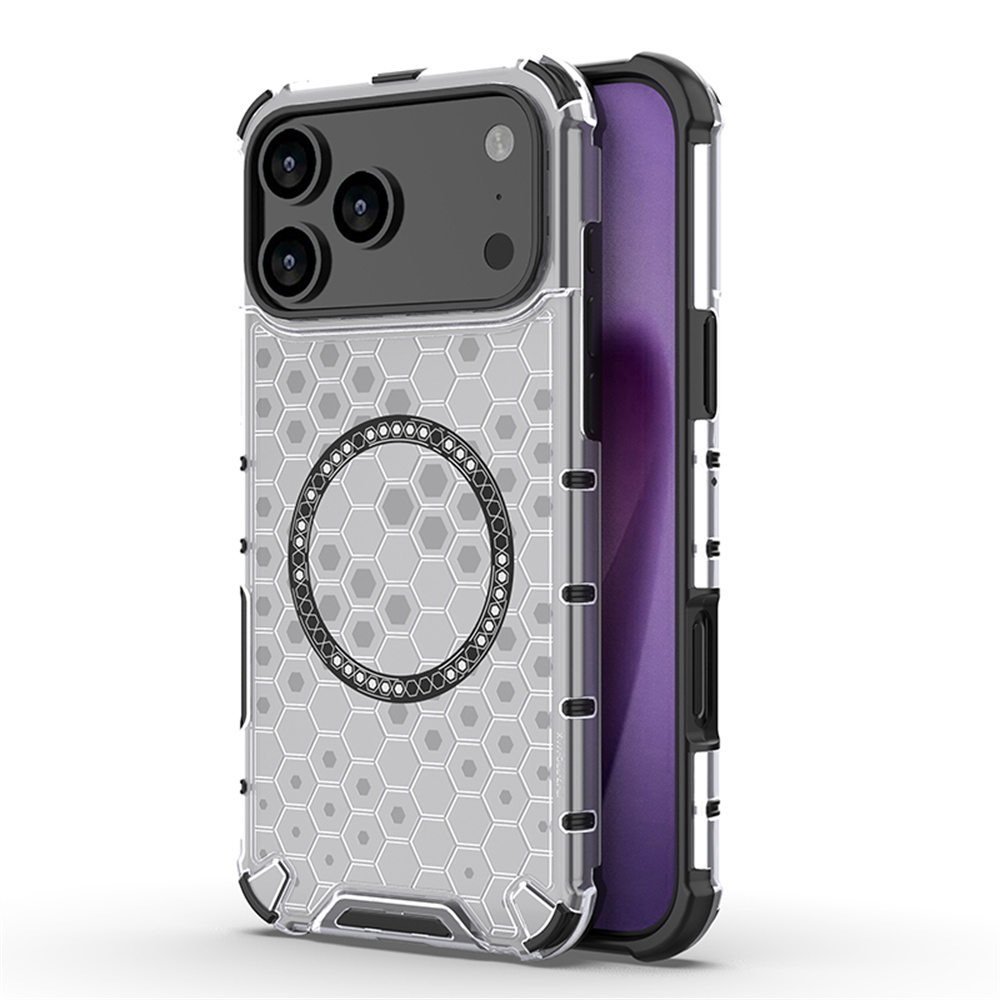 เคสแม่เหล็กเกราะรังผึ้งใสสุดหร - Clear Shockproof Bumper Case บทวิจารณ์และราคา